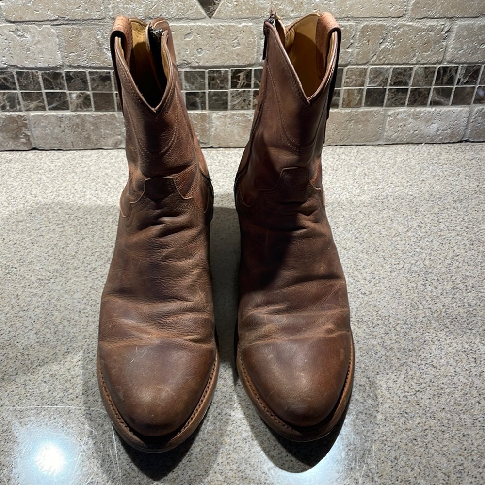 Mens Tecovas  zip up boots